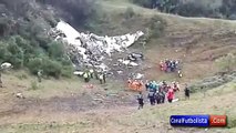 Así quedó el avión estrellado del Chapecoense en Colombia