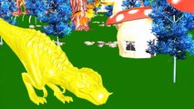 Colors Tiger Lion Dinosaur Godzilla Cheetah Elephant Bear T Rex Color Animals Videos For Children