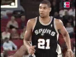 Tim Duncan's First NBA Game