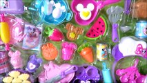 Minnie Mouse bowtastic kitchen accessory set velcro cutting fruit vegetables bread waffle toy eggs
