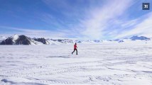 Un marathon à - 20 degrés sur les glaces de l'Antarctique