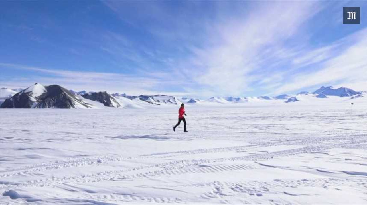 Un marathon à - 20 degrés sur les glaces de l'Antarctique