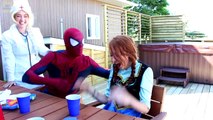 Frozen Elsa NURSE & Spiderman vs Maleficent! - Pink Spidergirl, Joker, Disney Princess Anna, MLP