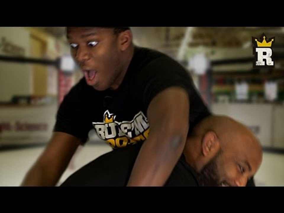 KSI learns the MMA DOUBLE LEG TAKEDOWN | Rule'm Sports