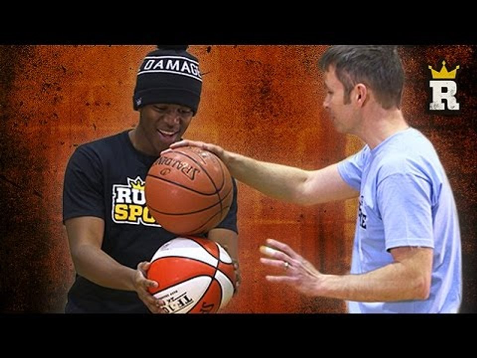 KSI Learns Freestyle Basketball: Basketball Balance | Rule'm Sports