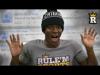 KSI Reacts To Your Football Mean Comments | Rule'm Sports