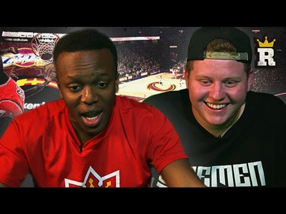 KSI vs. Behzinga: Michael Jordan vs. LeBron James NBA 2K15 | Rule'm Sports