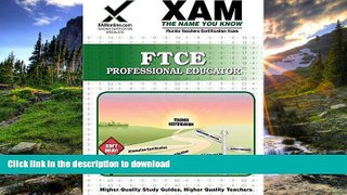 FAVORIT BOOK FTCE Professional Educator Teacher Certification Test Prep Study Guide: teacher