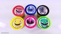Power Rangers Playdoh Tubs Playdoh Dippin Dots Toy Surprises! Learn Colors!