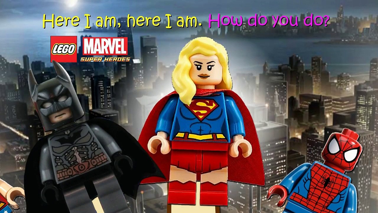 Superheroes Lego Finger Family Nursery Rhymes Lyrics