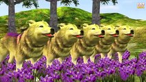 Animal Bear, Lion, Tiger, Gorilla Sounds For Kids | Learn Animals Nursery Rhymes