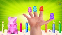 Finger Family Gummy Bear Song | Finger Family Nursery Rhymes For Children Gummy Bear Cartoons