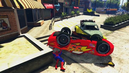 Cartoon Spiderman saves McQueen cars! Nursery rhymes for Kids and FUNNY Children Songs