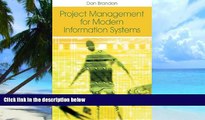 Pre Order Project Management for Modern Information Systems  On CD