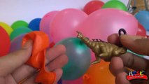 Boom balloon toys surprise | putting toys car into balloon | Disney balloons for kids