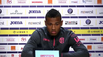 La conf' de Presse de Kelvin Amian avant TFC/Montpellier