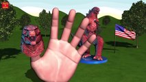 SUPERMAN VS GODZILLA SUPERHERO BATTLE Finger Family | Nursery Rhymes In 3D Animation