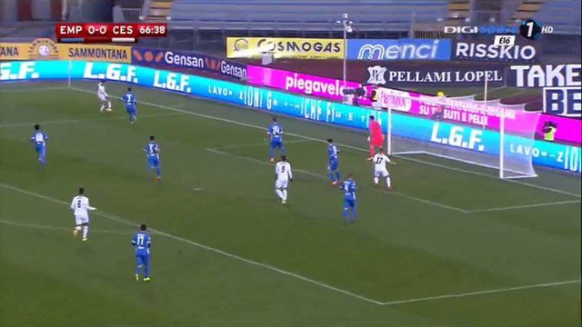 Giuseppe Panico Goal HD - Empoli 0-1 Cesena - 29.11.2016