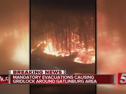 TN Wildfires Prompt Mandatory Evacuation Of Gatlinburg