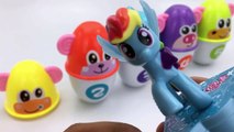 Ice Cream Play Dough Cups Surprise Toys Peppa Pig, My Little Pony Learn Colours Creative for Kids