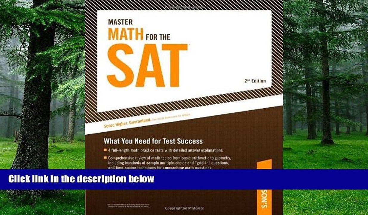 Pre Order Master Math for the SAT (Peterson s Master Math for the SAT) Peterson s On CD