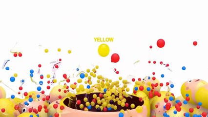 Learn Colors with Animated 3D and Surprise Eggs by DuckDuckKidsTV #52