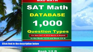 Price Redesigned SAT/PSAT Math Database Book 1/2 (Mad Math) John Su PDF
