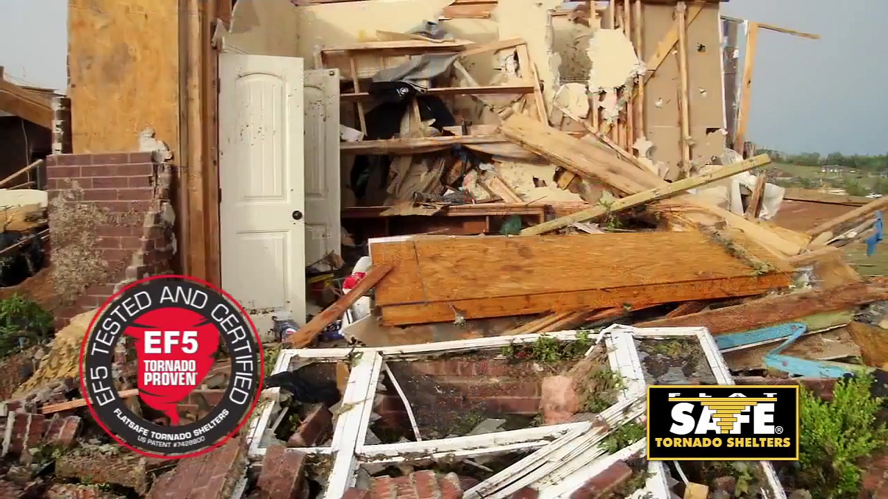 Flatsafe Tornado Shelters Safety Standing By