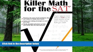 Best Price Killer Math for the SAT Michael A. Suppe For Kindle