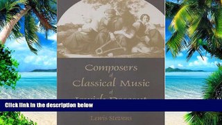 Price Composers of Classical Music of Jewish Descent Lewis Stevens On Audio