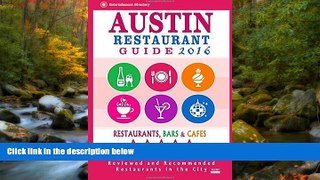 FAVORIT BOOK Austin Restaurant Guide 2015: Best Rated Restaurants in Austin, Texas - 500
