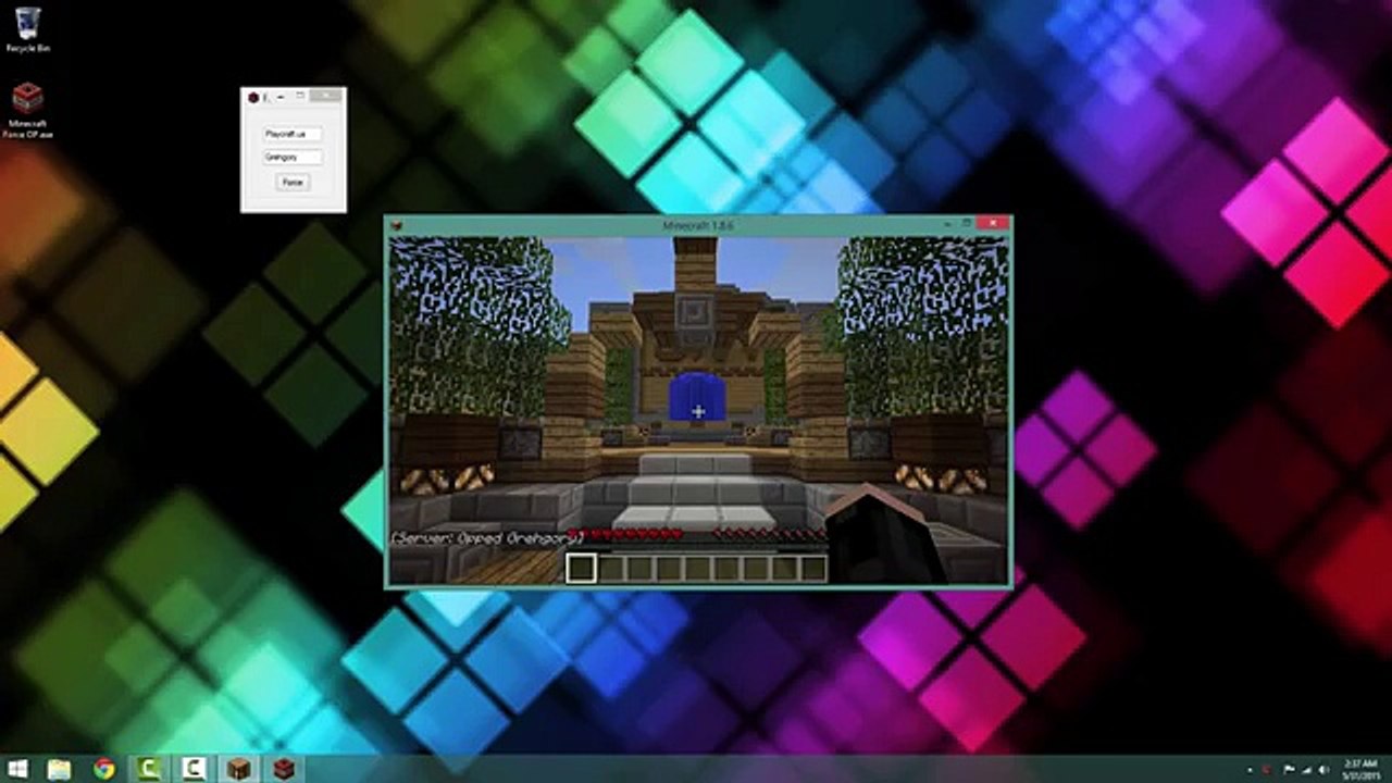 Minecraft Force Op - OP-Sign & CMD-Block EXPLOIT 1.8