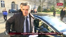 François Fillon au Sénat devant les sénateurs LR et UDI