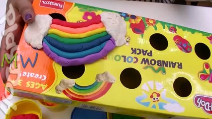 Play Doh Perfect Beautiful Rainbow Creation | How to Make Easy Rainbow Colour Collection