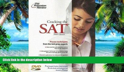 Best Price Cracking the SAT with DVD, 2008 Edition (College Test Preparation) Princeton Review On