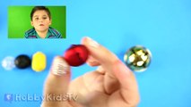 Learn SIZES with BELLS! Elmo   HobbyPig Surprise Eggs Giant to Tiny Sizes HobbyBabyTV