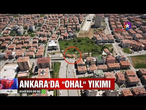 Ankara'da Malazgirt 1071 Bulvarı için OHAL Yıkımı