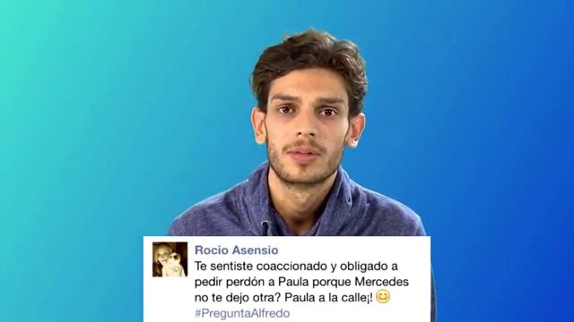 Alfredo GH15 responde a los seguidores de las redes sociales
