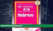 Best Price HEBREW (MODERN) (SAT Subject Test Series) (Passbooks) (COLLEGE BOARD SAT SUBJECT TEST