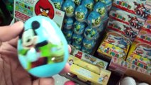 500 Kinder Surprise Eggs Collection Disney Princess, Marvel, Angry Birds, Mickey Mouse