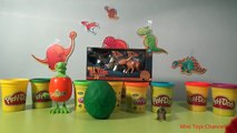 Dinosaur Toys: Walking with Dinosaurs   Play Doh Eggs & Dino Planet Egg - Dinosauri Giocattoli
