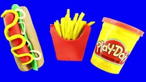 PEPPA PIG & PLAY DOH ToyS!!! - MAKE Colorful french fries with playdoh clay for KIDS