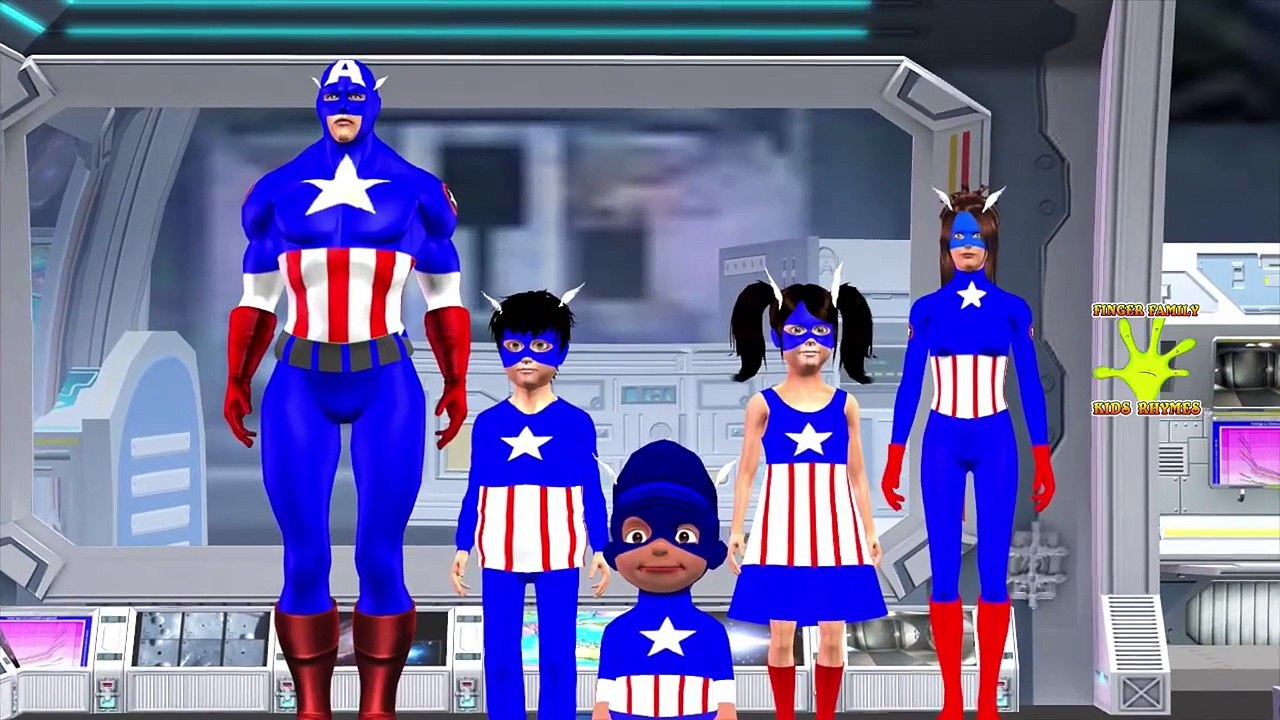 Captain America Hulk Finger Family Rhyme |Finger Family Collection |Captain America Hulk Vs Dinosaur