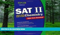 Price Kaplan SAT II: Chemistry 2004-2005 (Kaplan SAT Subject Tests: Chemistry) Kaplan On Audio