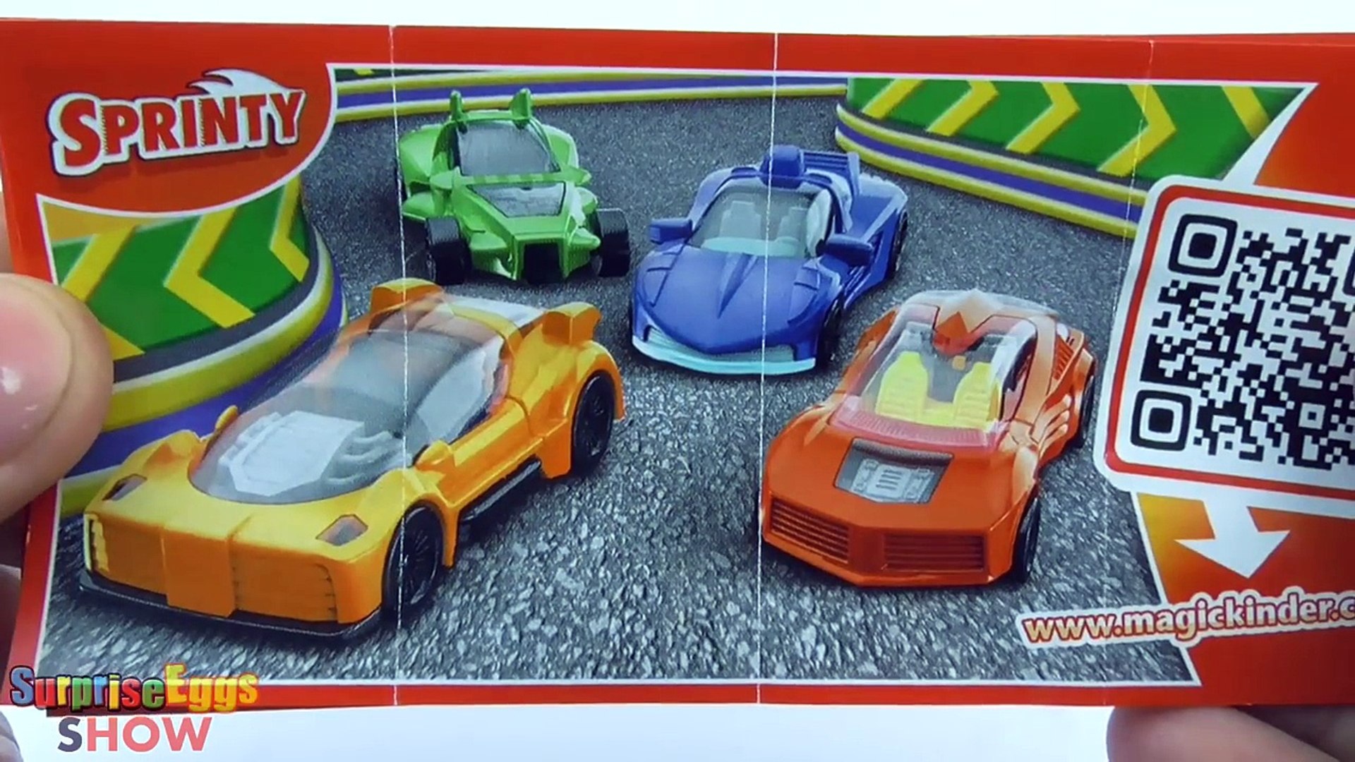 cars kinder eggs