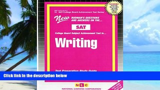 Price WRITING (SAT Subject Test Series) (Passbooks) (COLLEGE BOARD SAT SUBJECT TEST SERIES (SAT))