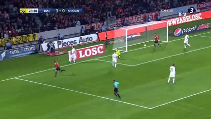Naim Sliti Goal  - Lille 2-0 Caen - 29.11.2016