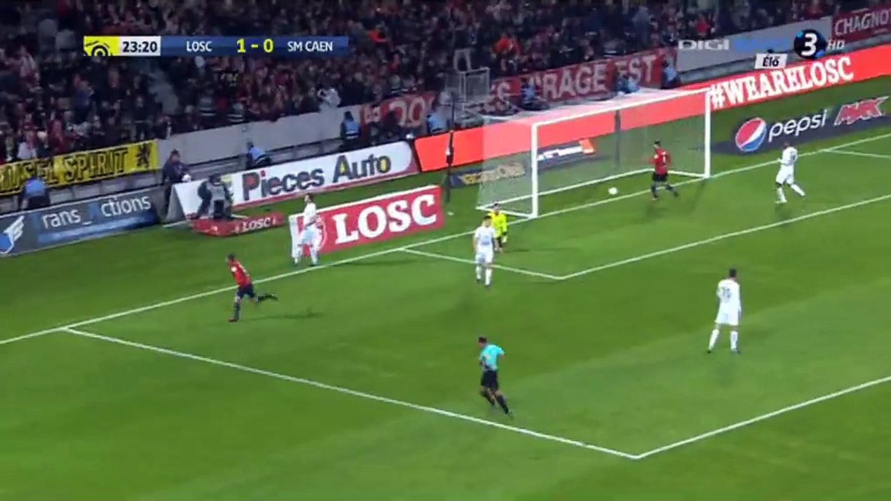 Naim Sliti Goal HD - Lille 2-0 Caen - 29.11.2016