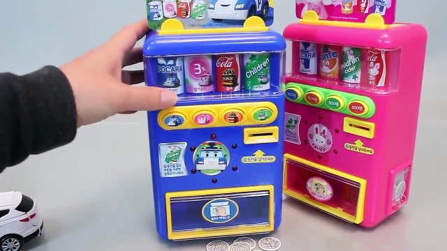 Robocar Poli Drinks Vending Machines Toys YouTube