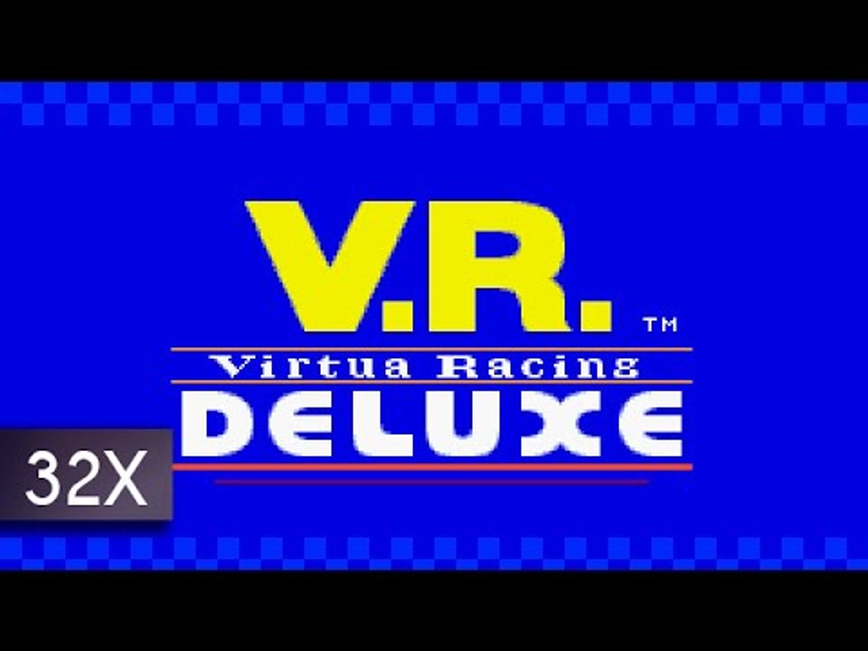Virtua Racing Deluxe - Prototype Car - Sega 32X (1080p 60fps)